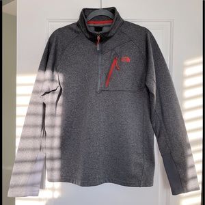 Men’s NorthFace Quarter Zip Pullover Large